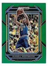 2023 Russell Westbrook Panini Prizm Draft Picks Green Prizm - LA Clippers