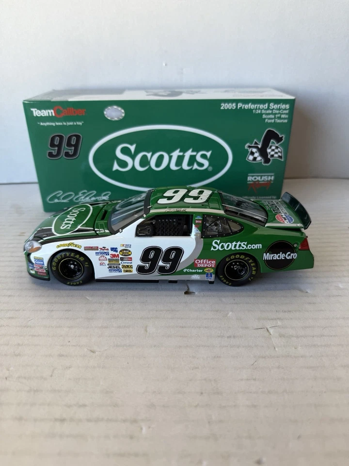 Carl Edwards 2005 #99 Scotts Atlanta primera victoria equipo calibre 1:24 ¡agudo!!! Nuevo Foto 2 de 4