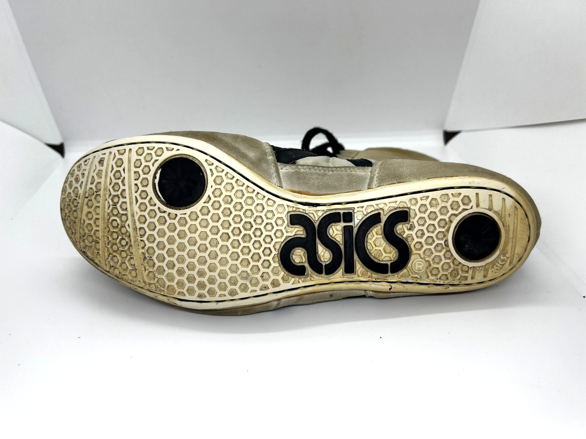 希少 アシックス TWR325 レスリングシューズ asics Boxing Wrestling Shoes TWR 325 White Black Line US10.5