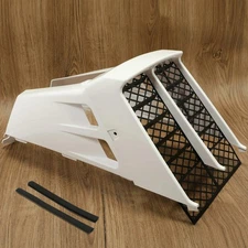 For Yamaha Banshee 350 87-06 Gas Tank Side Covers White w/ Radiator Cover Grille