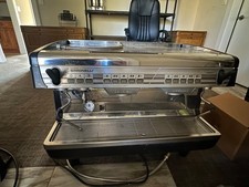 NUOVA SIMONELLI APPIA II 2 GROUP ESPRESSO COFFEE MACHINE BLACK COMMERCIAL CAFE