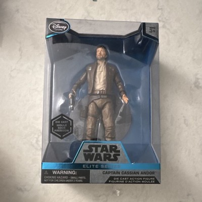Disney Store Star Wars Elite Series Captain Cassian Andor Die Cast Action Figure