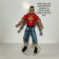 JAKKS PACIFIC WWE JOHN CENA DELUXE AGGRESSION SERIES 19 ACTION FIGURE