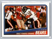 1987 Topps #68 Chicago Bears Team Leaders / Results