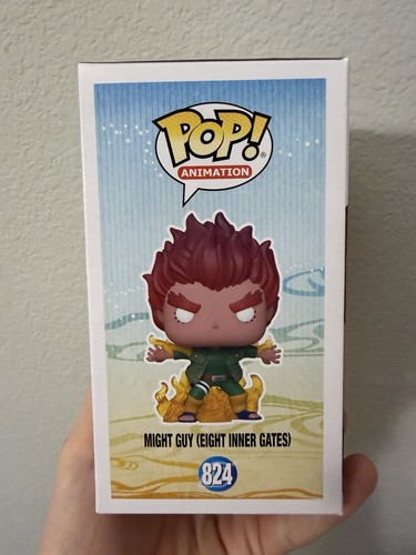 Funko Pop! Naurto : Might Guy (Eight Inner Gates) Naruto GLOWS #824 - Picture 4 of 5