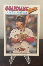 Topps 2026 Heritage José Ramírez Baseball Base Set Cleveland Guardians #52