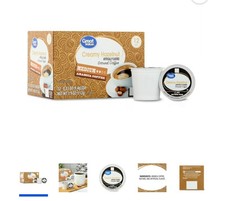 Great Value 100 Arabica Creamy Hazelnut Medium Roast Arabica Coffee Pods, 12 Ct