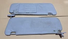 96-02 TOYOTA 4RUNNER TACOMA SHADE SET SUN VISOR LEFT RIGHT BLUE GREY VINYL OEM 3