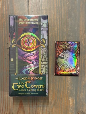 The Lord of the Rings Two Towers Trick-Taking Game AND Horses and Haradrim Promo
