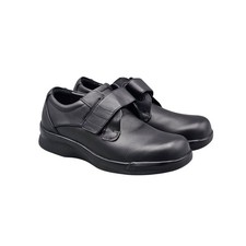 Apex Men's Size 11 M EUC Ambulator B3000M Black Leather Diabetic Comfort Shoes
