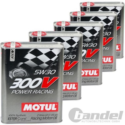 10L MOTUL 300V POWER RACING 5W30 104241 ÖL MOTORÖL SYNTHETISCH RENNSPORTÖL