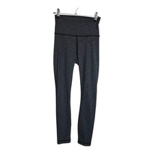 Lululemon Pants Women 2 Heathered High Times Yoga Athleisure Gym Legging T30416 