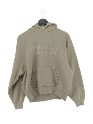 Essentials Herren Hoodie XS hellbraun Baumwolle mit Polyester Pullover