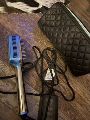 BaBylissPRO Nano Titanium Heated Straightening Brush w/ Cord & Travel Case