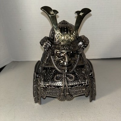 Nikka Japanese Whiskey Samurai Metal Bottle Cover / Topper 6.75  High -No bottle