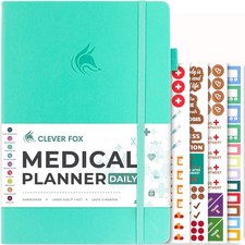 Clever Fox Medical Planner Daily Health Diary Notebook, Wellness Journal ...