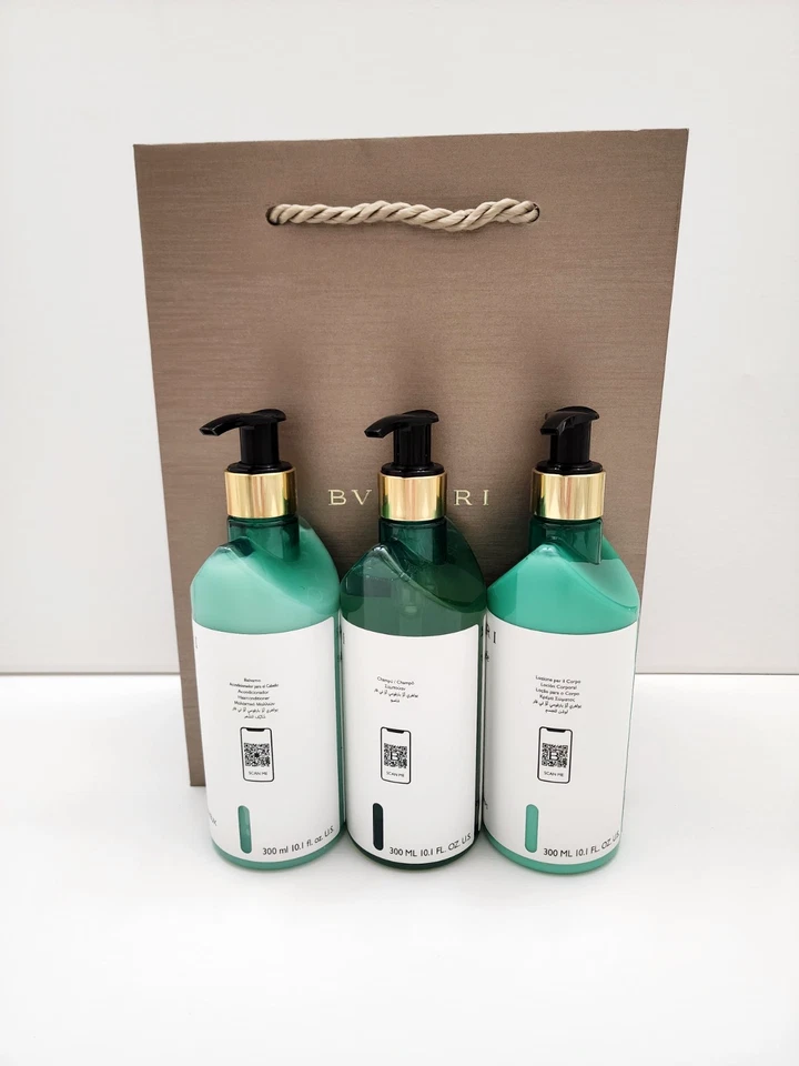 BVLGARI Champú, Acondicionador, Loción Corporal Té Verde Au Thé Vert 300 ml NUEVO Foto 4 de 4