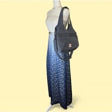 Women’s dresses Bohemian BISOU BISOU Blue white ombré dress/belt Size 4 Small