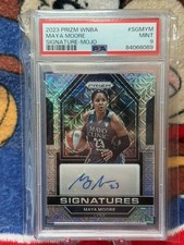 2023 Panini Prizm WNBA Mya Moore Signature Mojo Prizm /25 PSA 9 HOF 🐐 POP 1