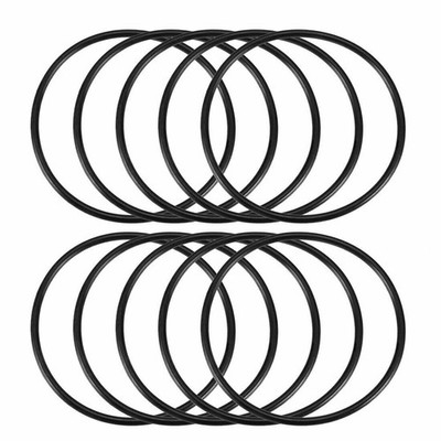 10 Pcs Black Rubber 75mm x 3mm Oil Seal O Rings Gaskets Washers  #iv