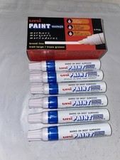 Qty 6 Uni Paint Markers PX-30 Blue