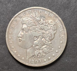 1893 O Morgan Dollar Fine Details
