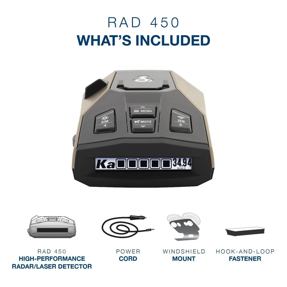 Cobra RAD 450 Updateable W/IVT Radar Laser Detector Certified Refurbished - Image 3 of 4