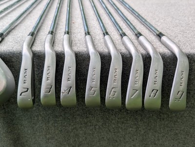 Vintage RAM Laser X2 Golf Club Set 2-9 irons, 1 Driver 3, 5