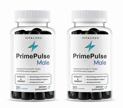 (2 Pack) Prime Pulse Advanced Male Gummy PrimePulse Vitamin Supplement 30Gummy