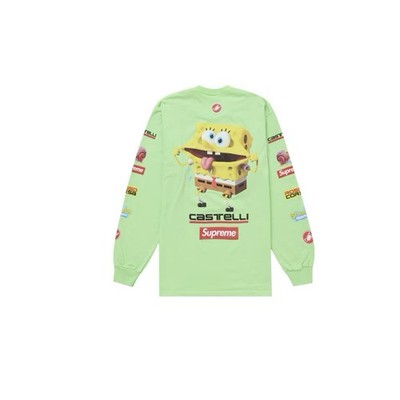 Supreme SpongeBob Racing L/S Tee M Supreme SpongeBob Castelli