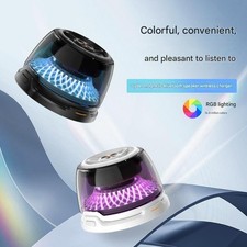 Magnetic Bluetooth Speaker Wireless Speaker w/ RGB Light Show for MagSafe Stan  