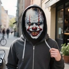 JOKER-Horror Halloween/Fasching Masken, dünnes atmungsaktives Material. Joker