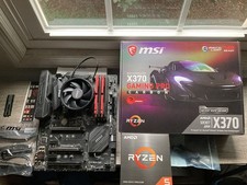AMD Ryzen 5 5600X  32GB DDR4  MSI Gaming Pro Carbon X370 Motherboard Combo