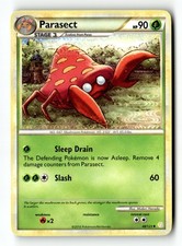 Pokemon Card Parasect Normal LP HeartGold SoulSilver 48/123
