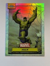 /399 2024 TOPPS CHROME MARVEL Hulk Spider WEB REFRACTOR 