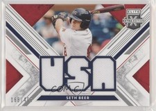 2019 Elite Extra Edition USA National Team Materials Black 68/499 Seth Beer 1u6