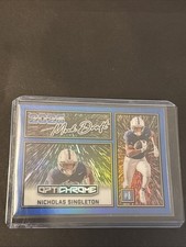 2025 Leaf Optichrome- Nicholas Singleton 2026 Blue Mock Draft Pre Prod Proof 1/1