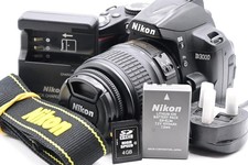 Nikon D3000 10.2 MP Digital SLR Camera inc 18-55mm II AF-S G Lens + 4GB Memory