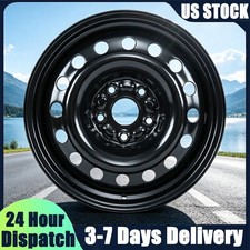 New 16 X 6.5inch Steel Replacement Wheel Rim Black For Toyota Camry 2018-2024 Us