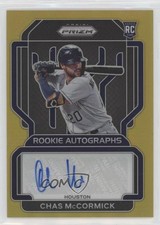 2022 Panini Prizm Rookie Auto Gold Prizm 10/10 Chas McCormick #RA-CM Auto 11pj