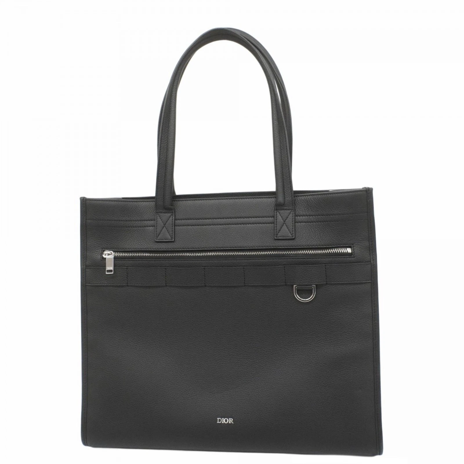 Sac fourre tout Christian Dior Safari cuir noir homme GZl18k43