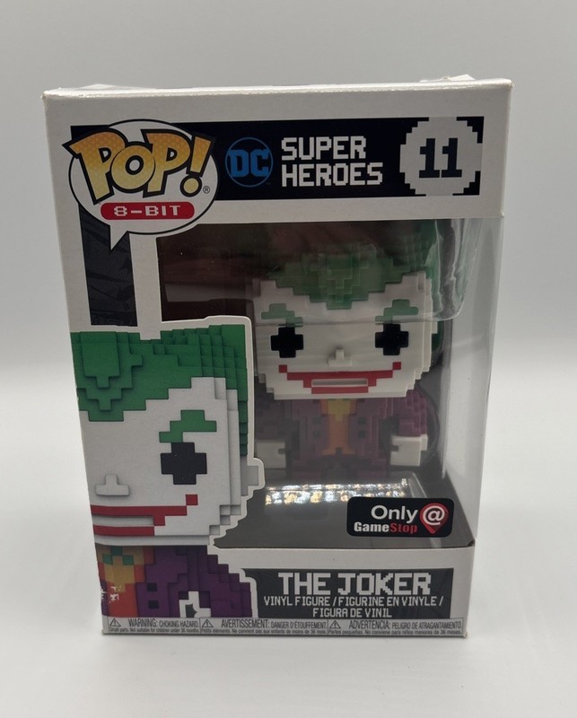 Funko Pop! Games: Dc Super Heroes #11 The Joker Gamestop Vinyl Figure /B-508