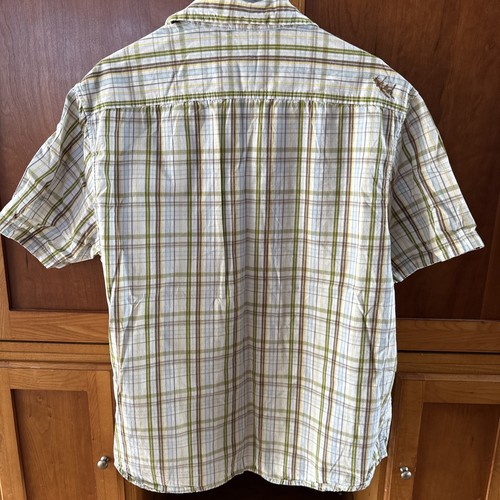 Tony Hawk Short-Sleeved Shirt Green White Plaid Shirt Size XL - Bild 5 von 6