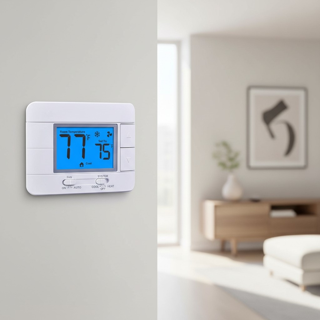 With Lcd Display & Humidity Monitor For Home Comfort