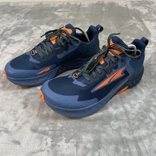 Altra Timp 5 Trail Running Shoes Mens 10.5 Blue Orange Vibram Zero Drop Cushion