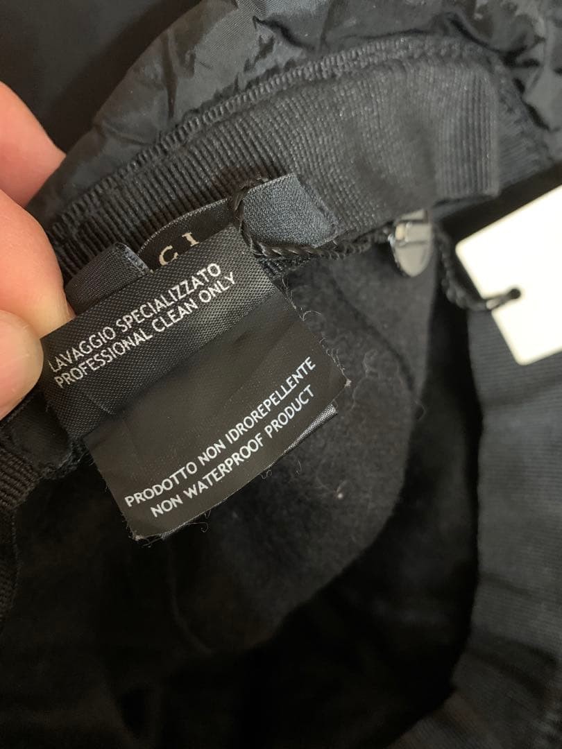 Gucci Bucket Hat Nylon Black Size M Women Authentic thumbnail 11