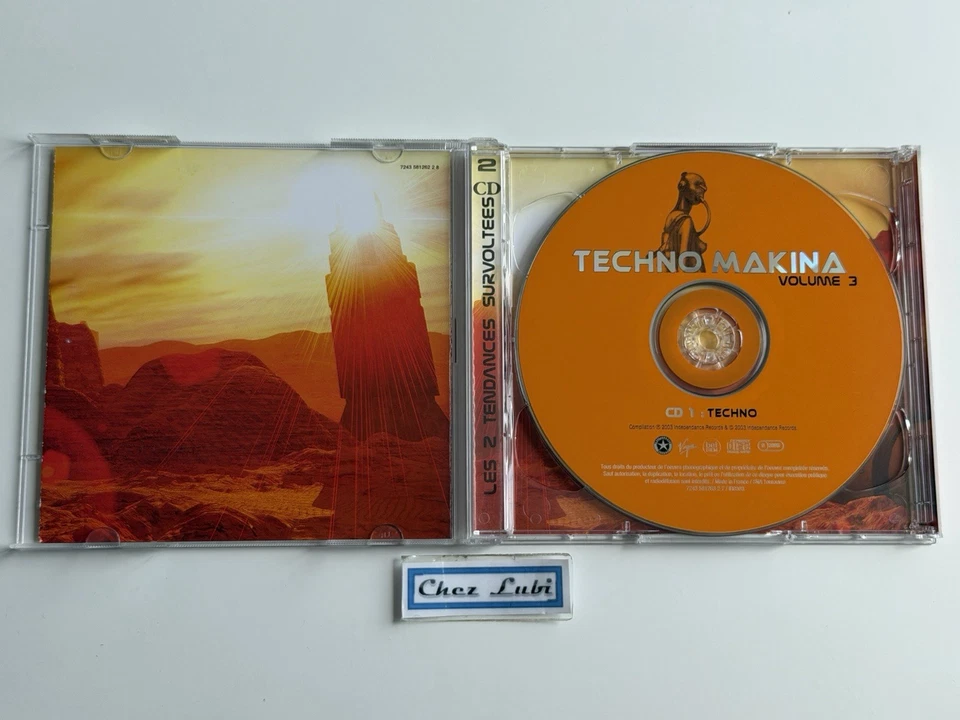 Techno Makina Vol 3 - CR2, Warp Brothers, Bolo & Uri, 666, Rocco… - 2 CD - 2003 - Photo 3/4