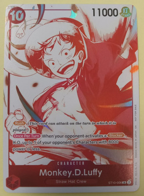 Monkey.D.Luffy ST10-006 - 3rd Anniversary Treasure Campaign Pack One Piece NM/M