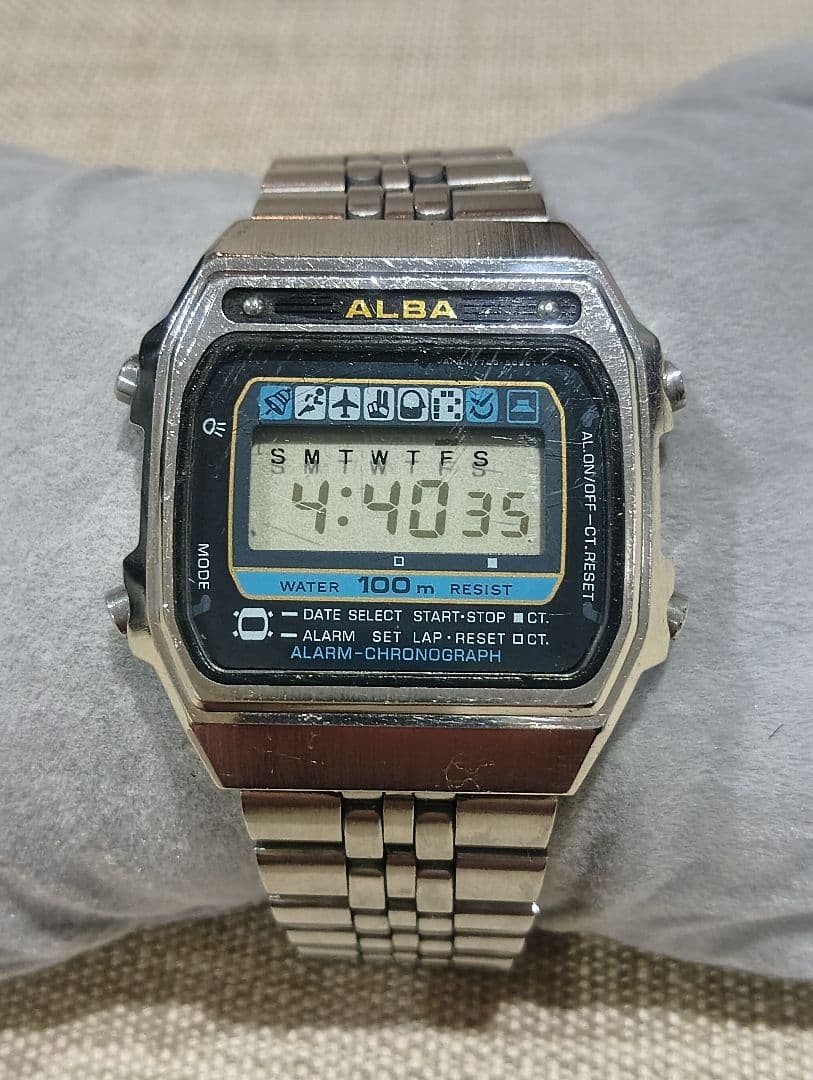 Repairs Watch Used Needed Alba Genuine with Digital Seiko Band - vintagewatches.pk