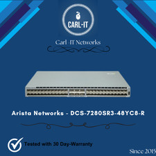 Arista DCS-7280SR3-48YC8-R 48x25GbE SFP, 8x100G QSFP Switch